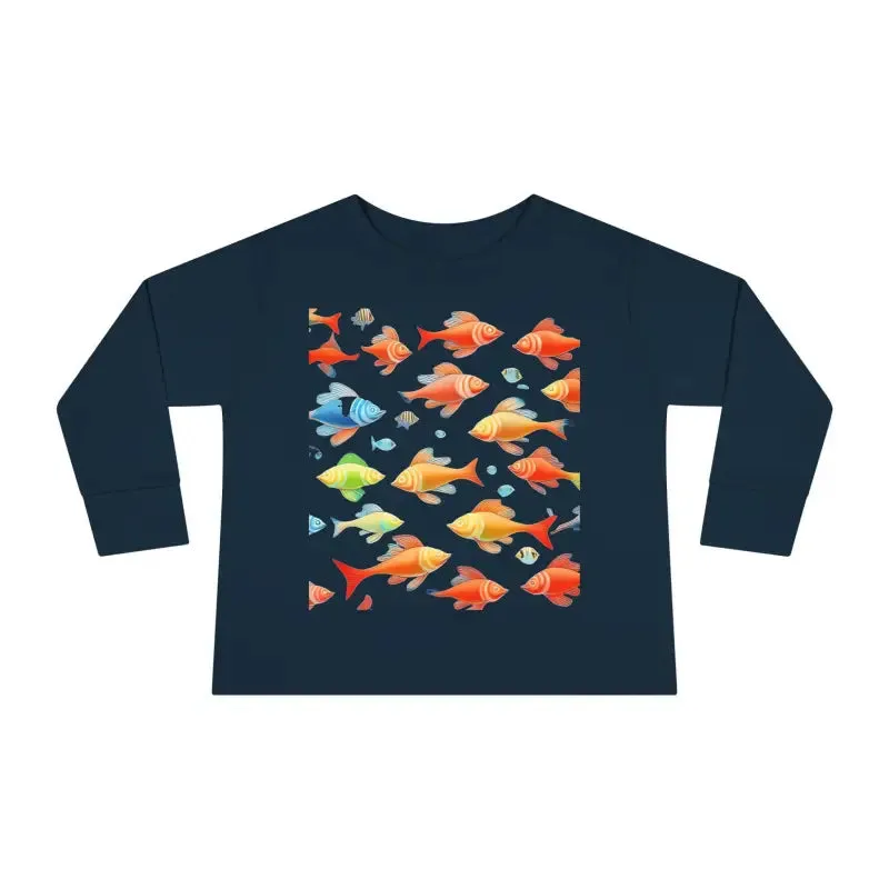 Rainbow Fish Toddler Long Sleeve Tee