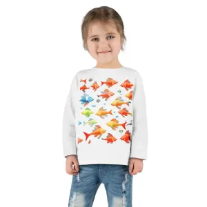Rainbow Fish Toddler Long Sleeve Tee