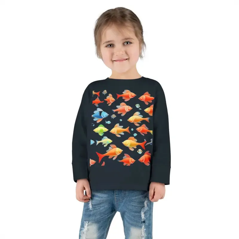 Rainbow Fish Toddler Long Sleeve Tee