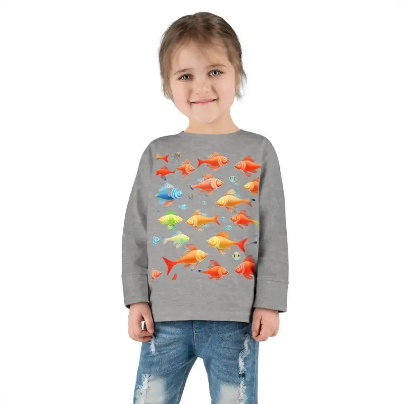 Rainbow Fish Toddler Long Sleeve Tee