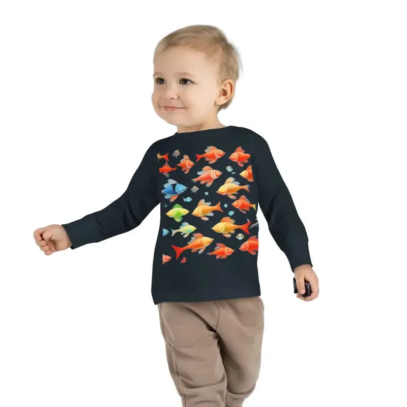 Rainbow Fish Toddler Long Sleeve Tee