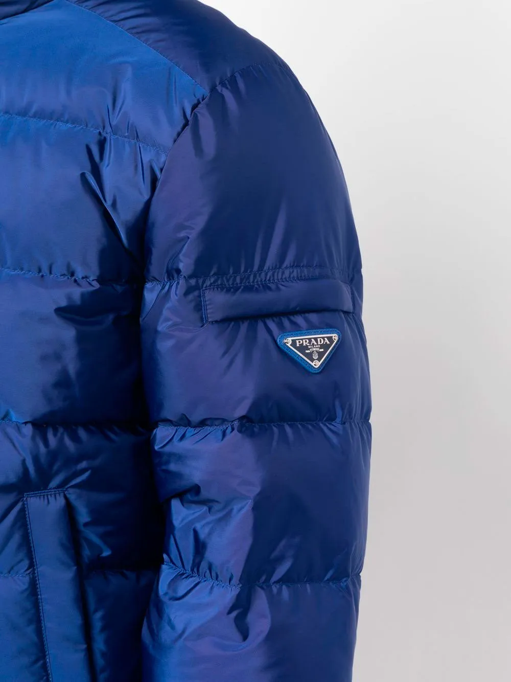 Re-Nylon short puffer jacket