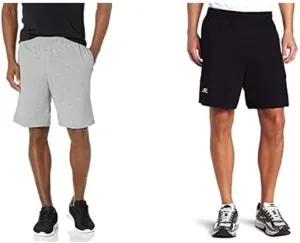 Russell Athletic Men's Relaxed Fit 9" Cotton Shorts with Pockets, Adjustable Elastic Waist, Sizes S-4X