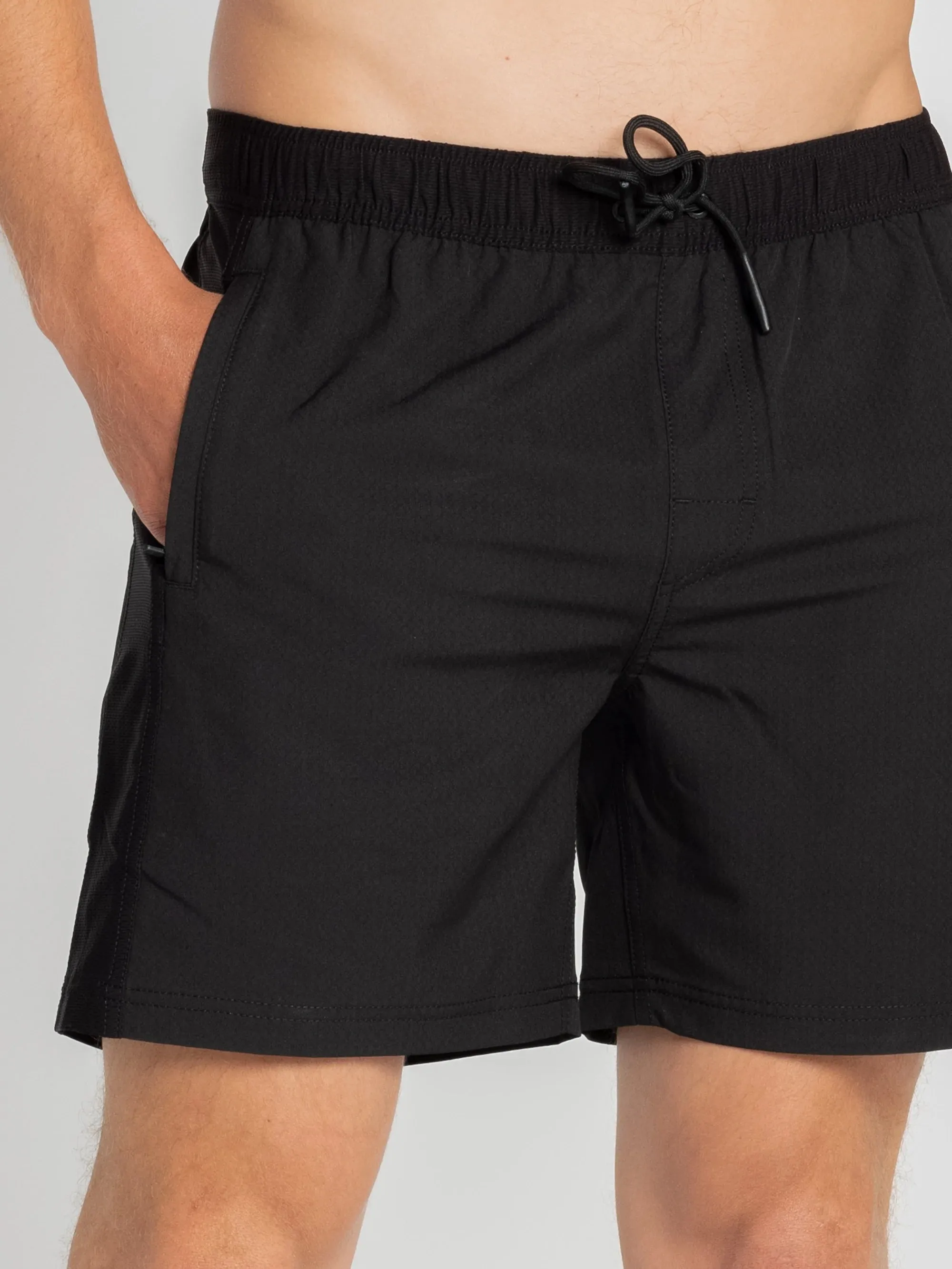 Rusty Our Kind Elastic Boardshort - Black Stealth