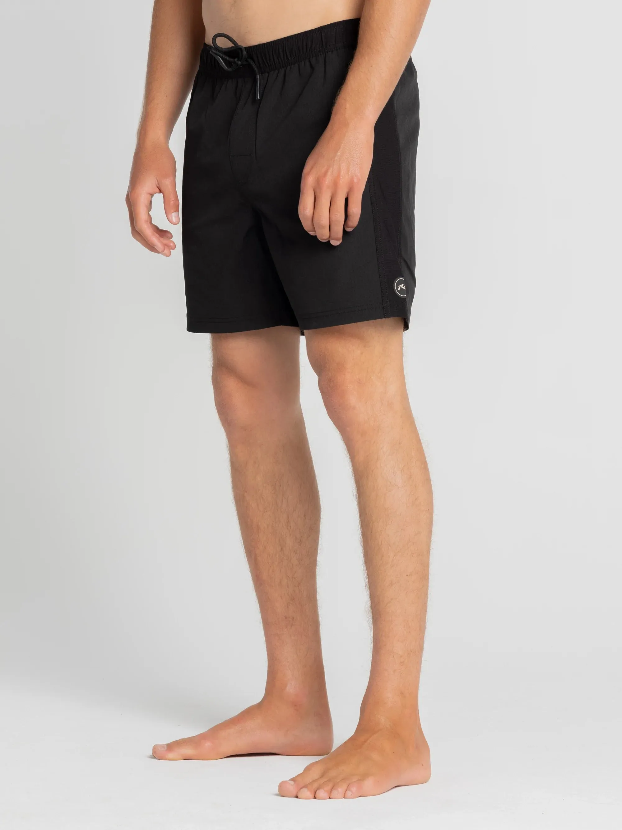 Rusty Our Kind Elastic Boardshort - Black Stealth