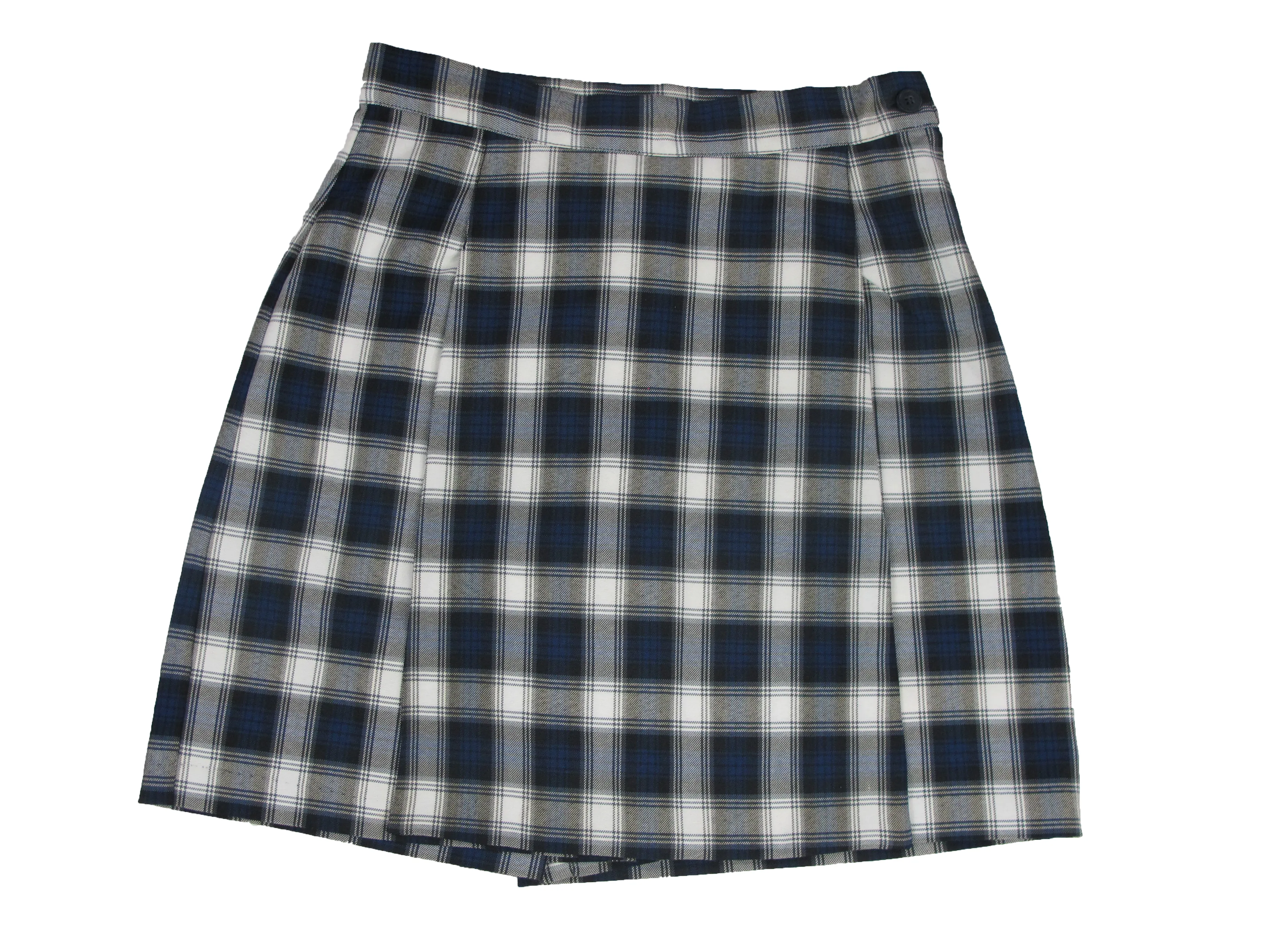 Skort, Plaid #64 with Front and Back Flap