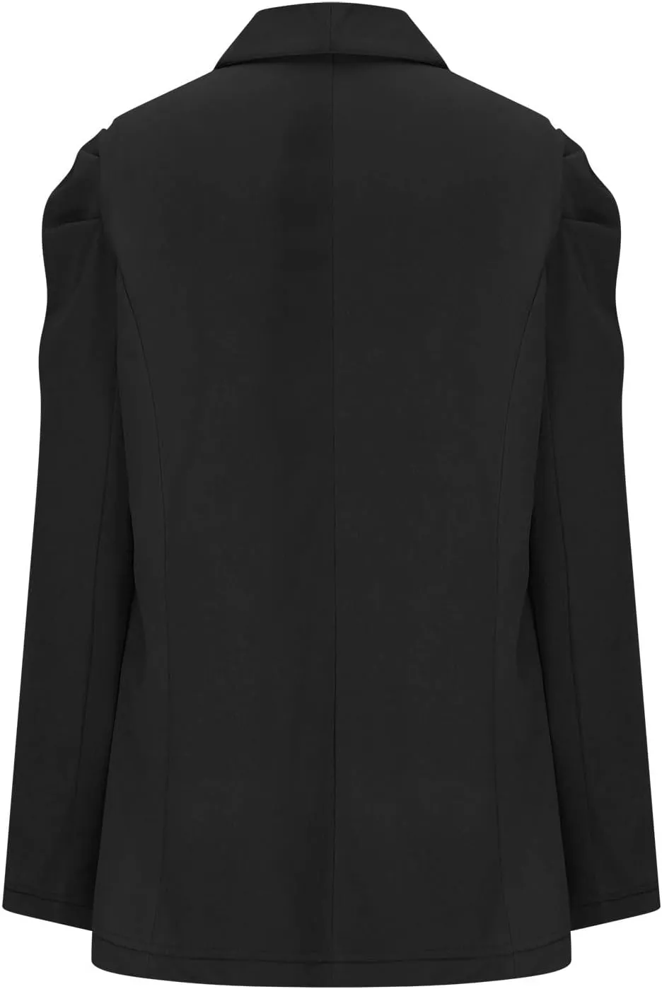 Women's Dressy Blazer Open Front Blazer Plus Size Business Casual Cardigan Blazer Puff Sleeve Blazer Jacket Outerwear