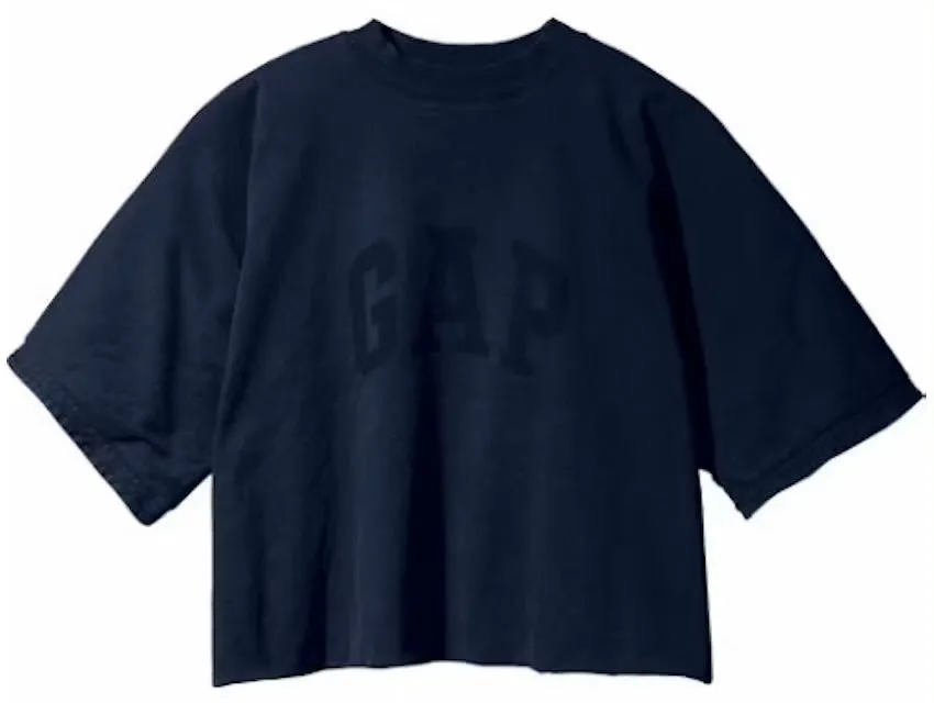 Yeezy Gap Engineered by Balenciaga Dove No Seam Tee Navy