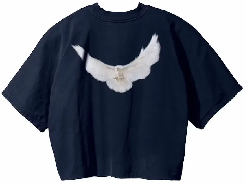 Yeezy Gap Engineered by Balenciaga Dove No Seam Tee Navy